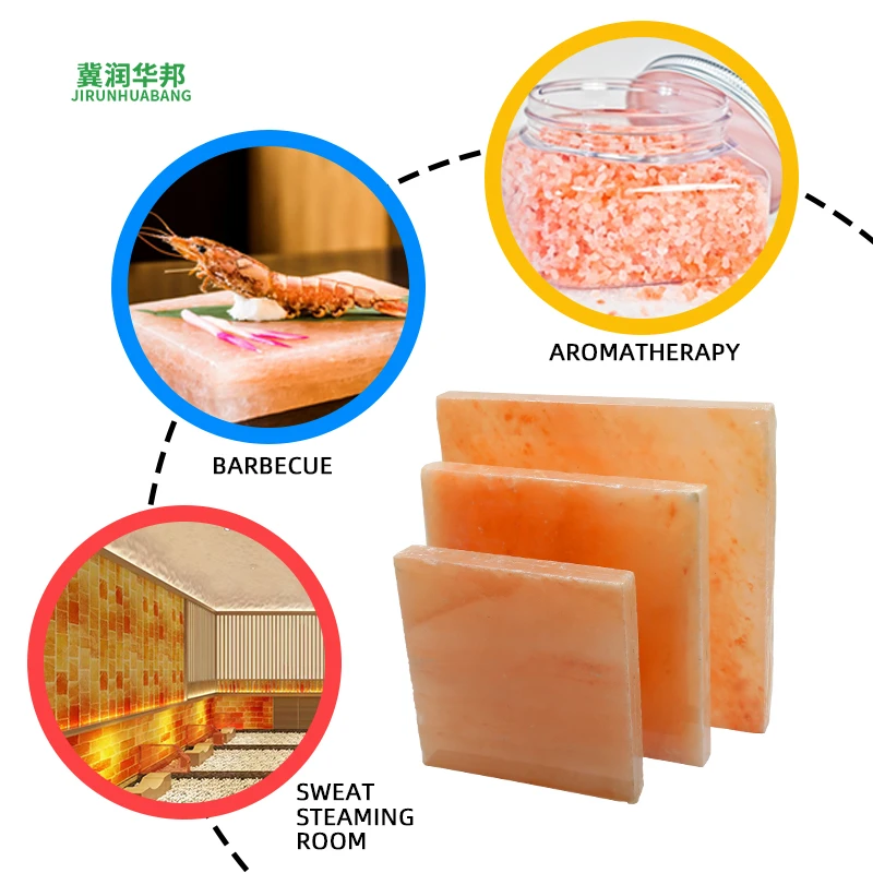 Runhuabang Himalayan Salt Bricks High Density Construction For Decorative Wall Panels Fireplace Linings Sauna Interiors Commercial Spaces Hotel Lobbies And Retail Displays With Natural Heat Resistance