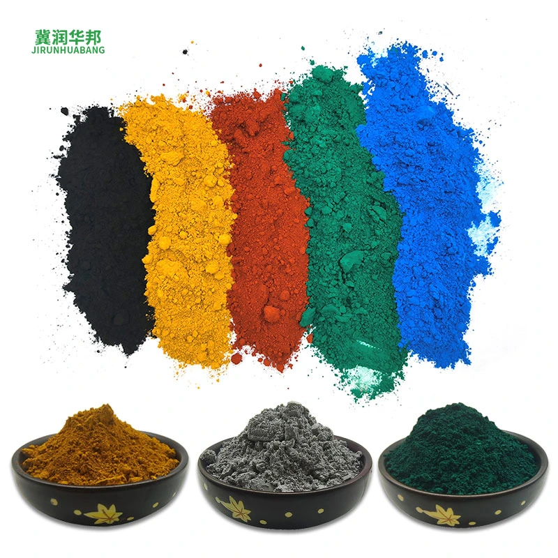 Runhuabang  iron oxide pigment for traffic markings concrete artificial colored marble car paint plastic pipes glass industry